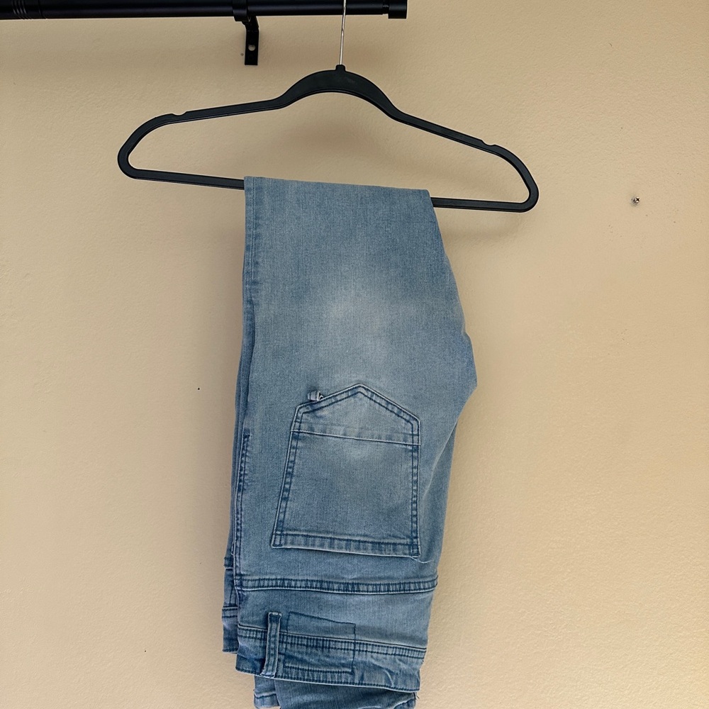Light Blue Cotton On Super Skinny Jeans